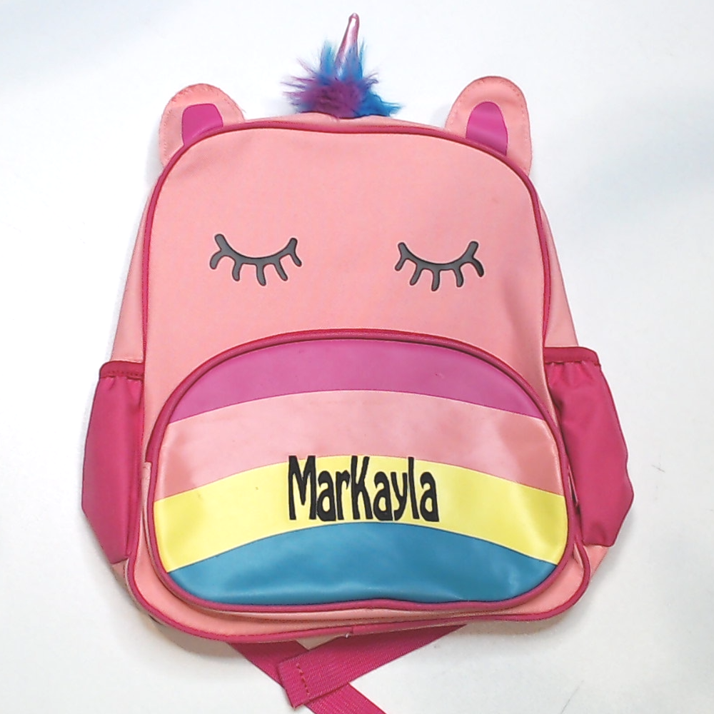 BLOOPER KIDS: Monogrammed Preschool Backpack Bag