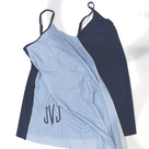 BLOOPER SWIM: Monogrammed Ruched Tankini