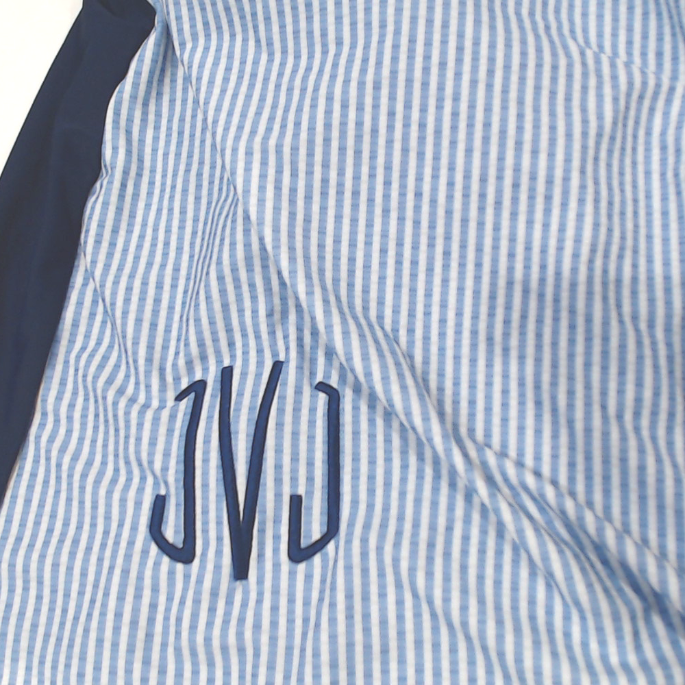 BLOOPER SWIM: Monogrammed Ruched Tankini