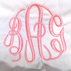 BLOOPER KIDS: Monogrammed White Eyelet Baby Bloomers