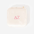 delta zeta velvet travel jewelry case