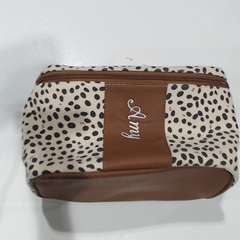 BLOOPER ACCESSORY: Monogrammed Spotted Train Case