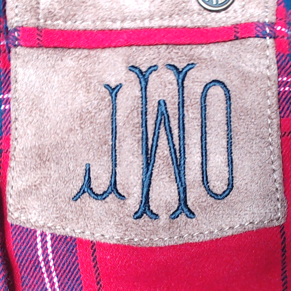 BLOOPER KIDS: Monogrammed Kids Plaid Layering Tunic