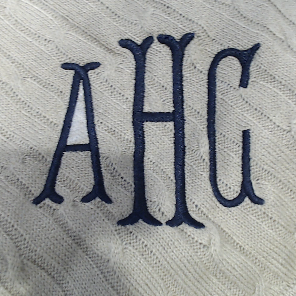 BLOOPER CLOTHING: Monogrammed Poncho