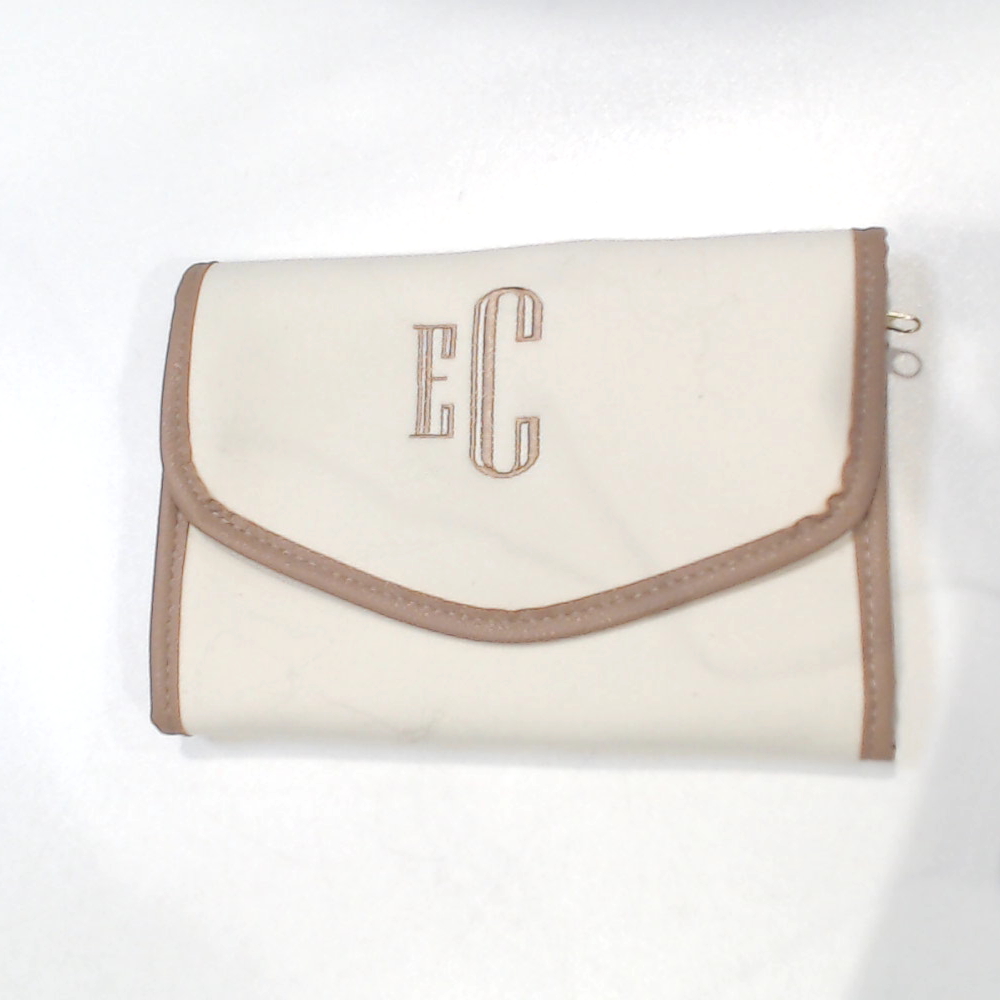 BLOOPER BAG: Monogrammed Travel Jewelry Organizer