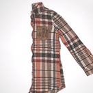 BLOOPER CLOTHING: Monogrammed Plaid Layering Tunic