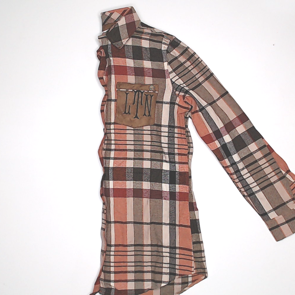 BLOOPER CLOTHING: Monogrammed Plaid Layering Tunic