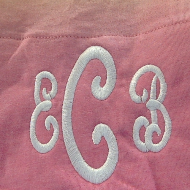 BLOOPER SWIM: Monogrammed Dip Dye Cover Up