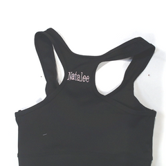 BLOOPER CLOTHING: Monogrammed Scalloped Sports Bra