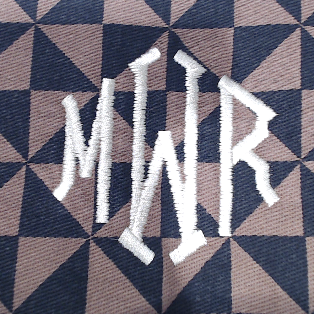 BLOOPER CLOTHING: Monogrammed Vintage Clutch