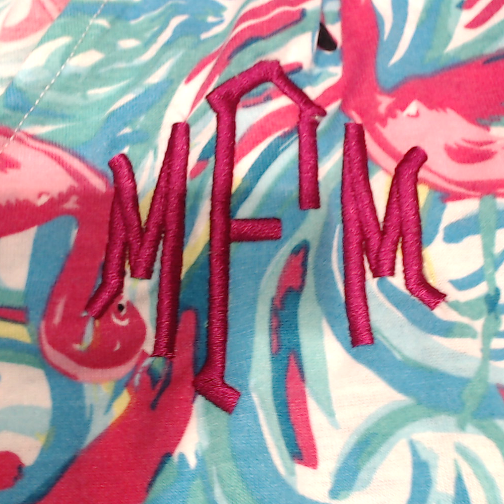 BLOOPER SWIM: Monogrammed Cinch Waist Cover Up