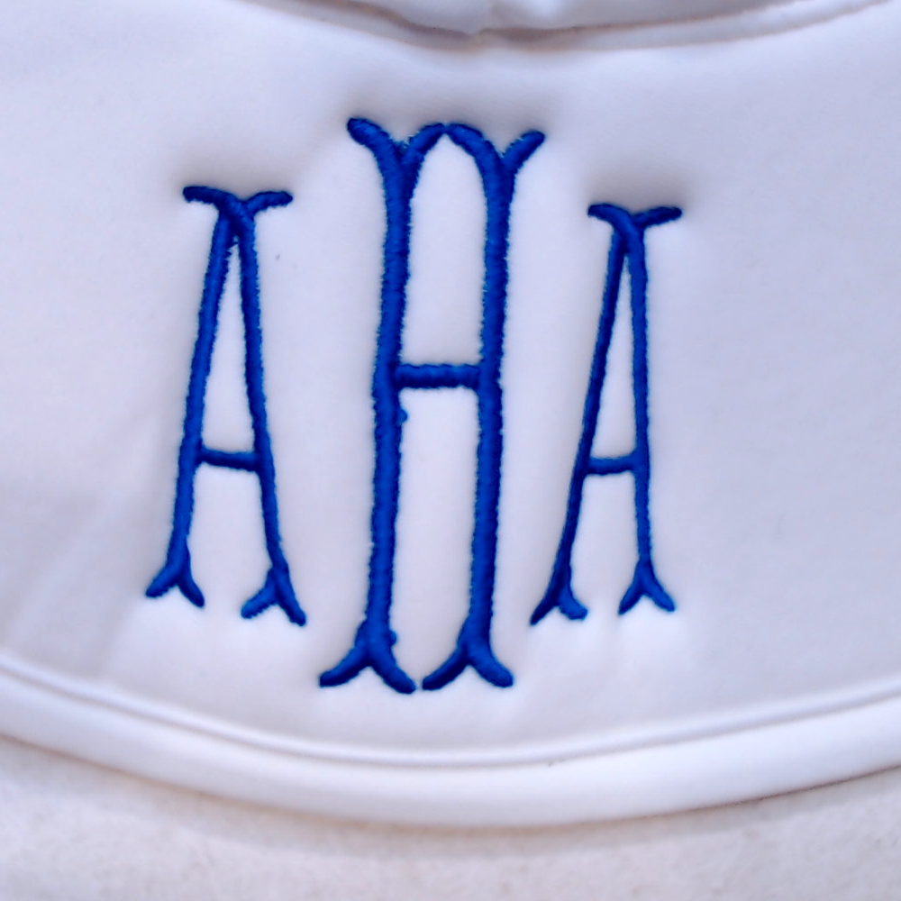 BLOOPER KIDS: Monogrammed Baby Sun Hat