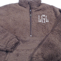 BLOOPER CLOTHING: Monogrammed Sherpa Pullover