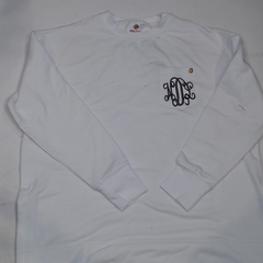 BLOOPER CLOTHING: Monogrammed Crewneck Sweatshirt