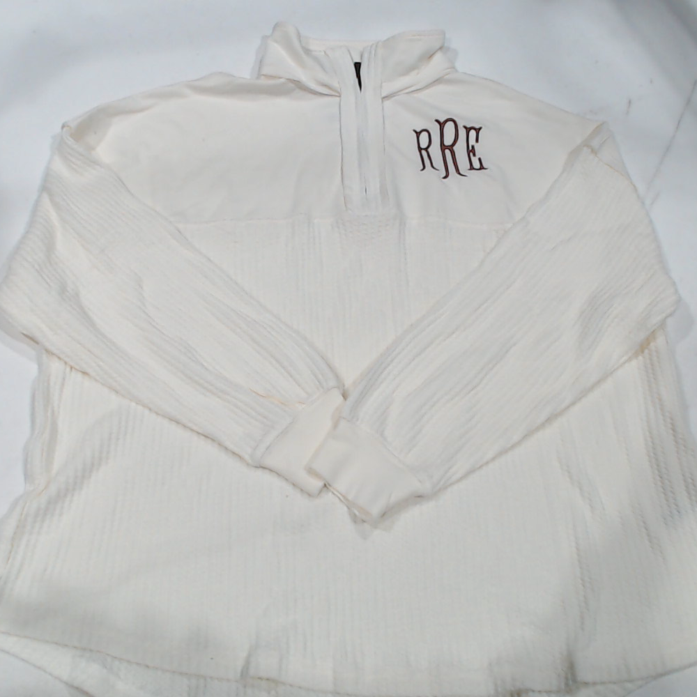 BLOOPER CLOTHING: Monogrammed Waffle Knit Pullover