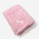 Monogrammed Bow Blanket | Pink Bows