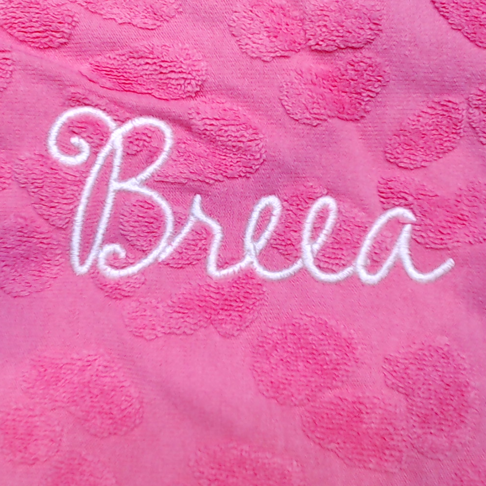 BLOOPER BAG: Monogrammed Terry Wristlet