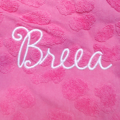 BLOOPER BAG: Monogrammed Terry Wristlet