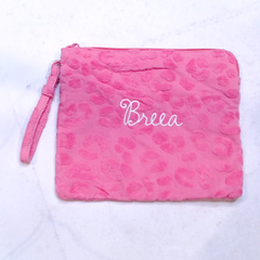 BLOOPER BAG: Monogrammed Terry Wristlet