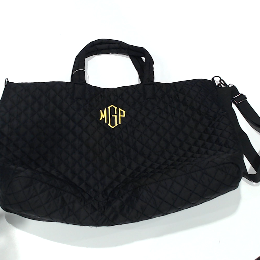 BLOOPER BAG: Monogrammed Diamond Quilted Weekender