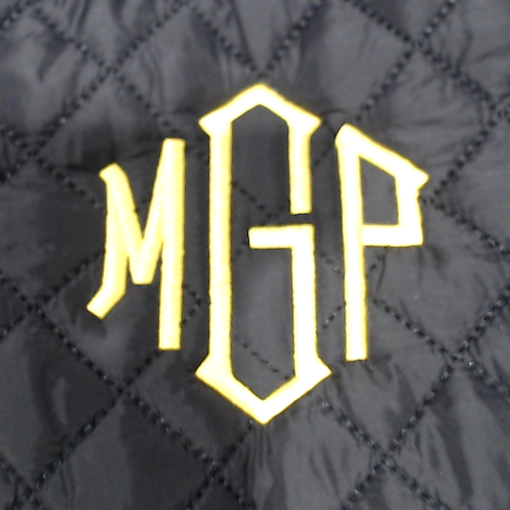 BLOOPER BAG: Monogrammed Diamond Quilted Weekender