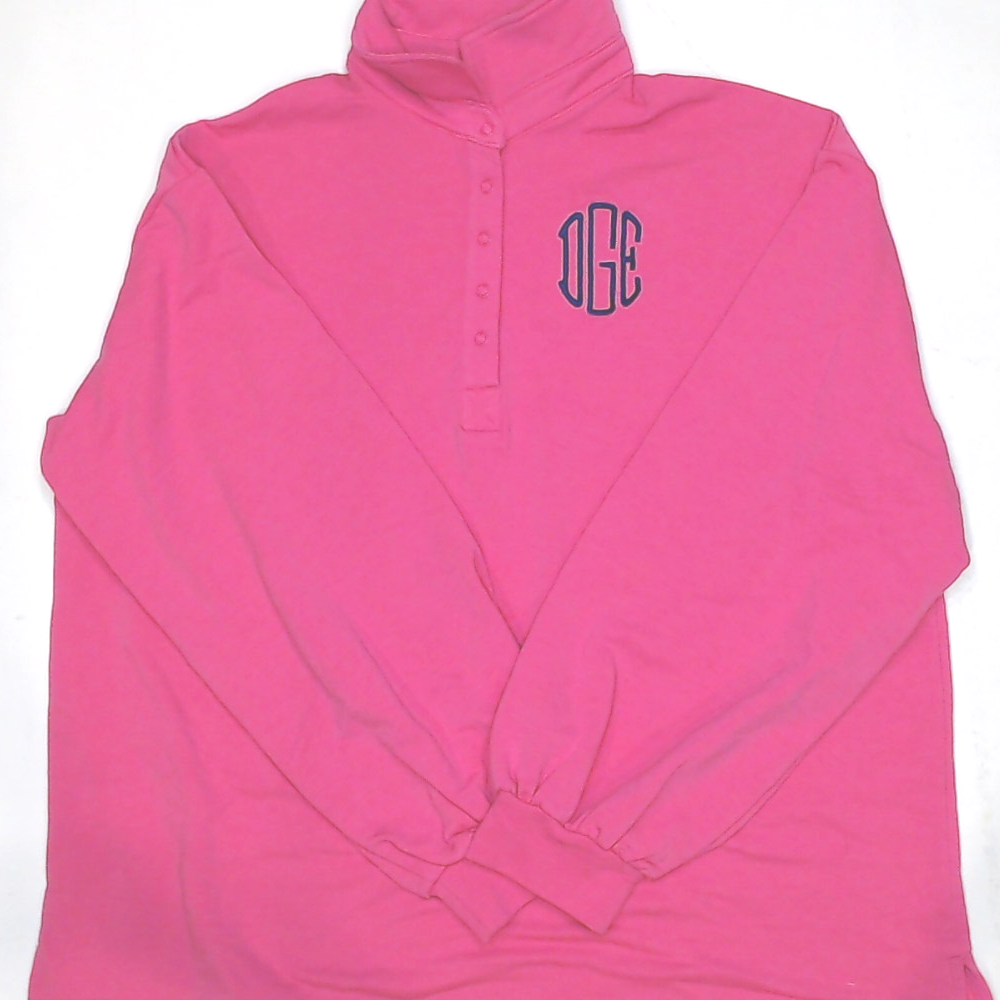 BLOOPER CLOTHING: Monogrammed Puff Sleeve Sweatshirt