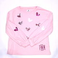 BLOOPER KIDS: Monogrammed Kids Puff Sleeve Sweatshirt