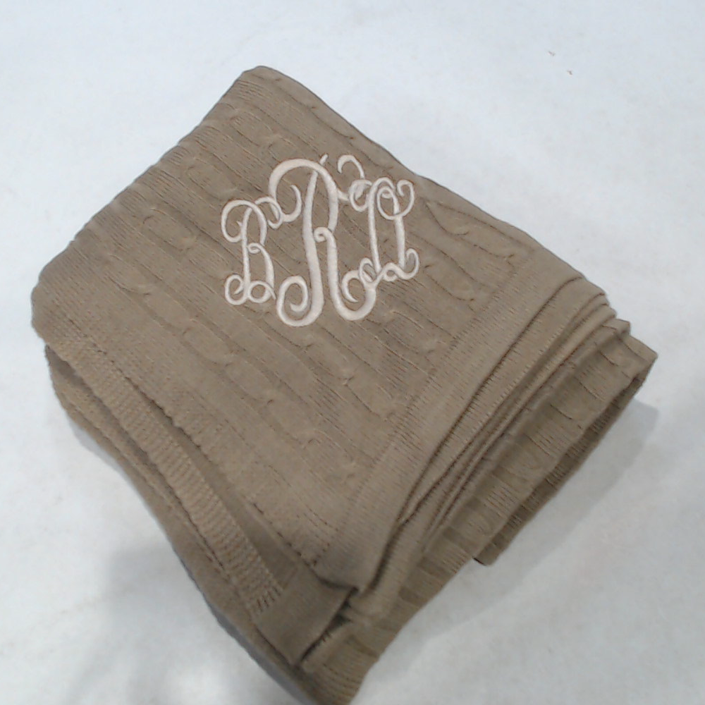 BLOOPER CLOTHING: Monogrammed Poncho