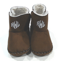 BLOOPER KIDS: Monogrammed Baby Booties