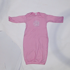 BLOOPER KIDS: Monogrammed Baby Layette Gown