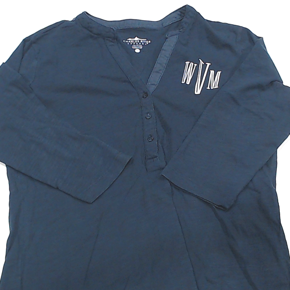 BLOOPER CLOTHING: Monogrammed Henley