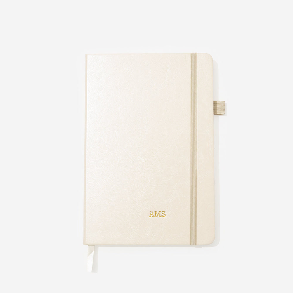 Personalized Notebook in Light Tan