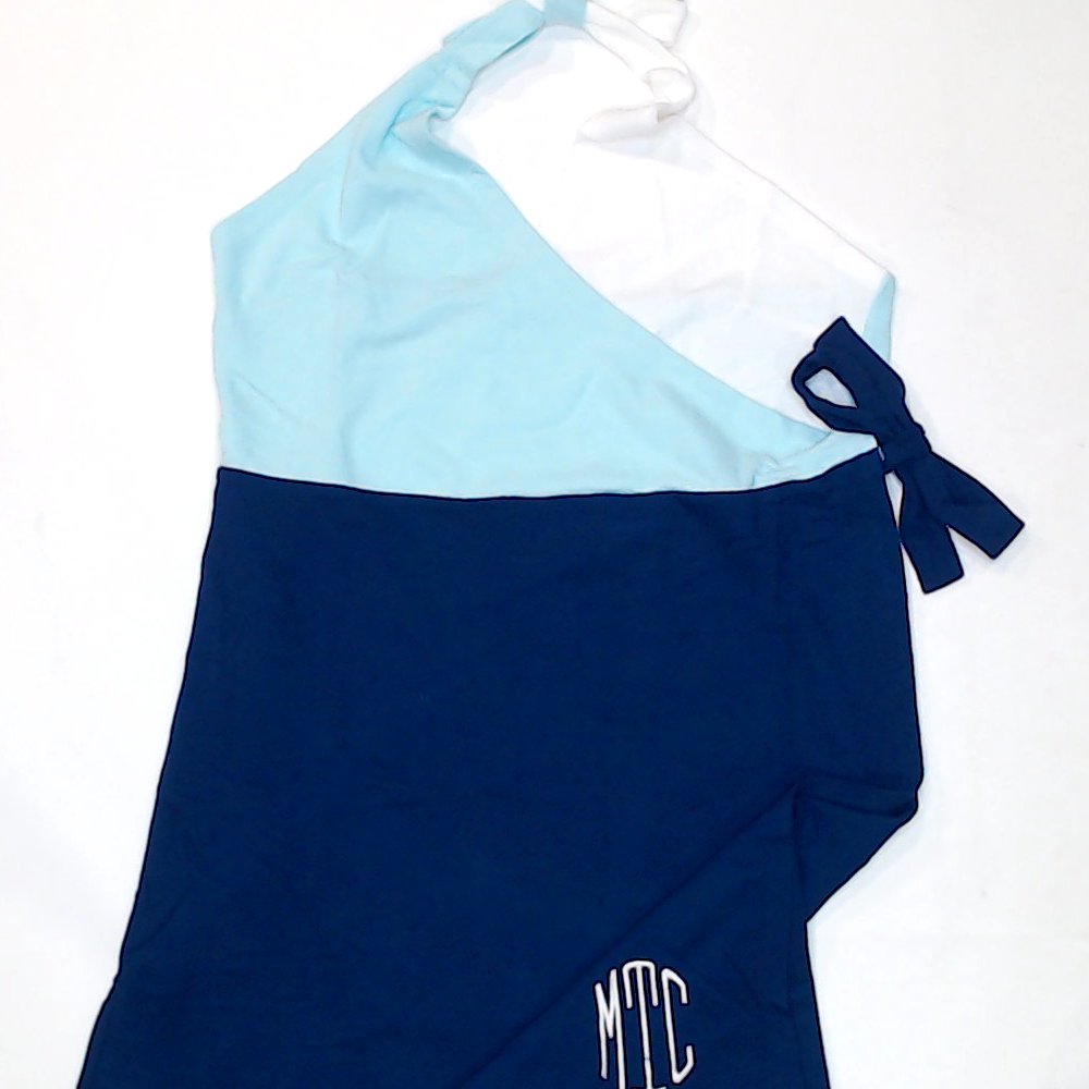 BLOOPER SWIM: Monogrammed Wrap Cover  Up