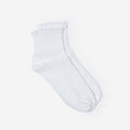 ruffle edge sock