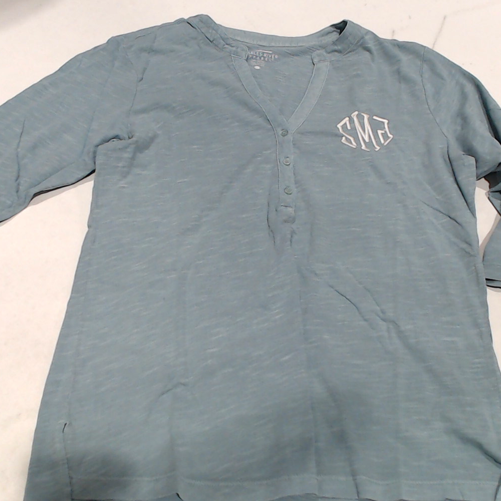 BLOOPER CLOTHING: Monogrammed Henley