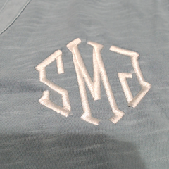 BLOOPER CLOTHING: Monogrammed Henley
