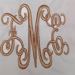 BLOOPER KIDS: Monogrammed White Eyelet Baby Bloomers