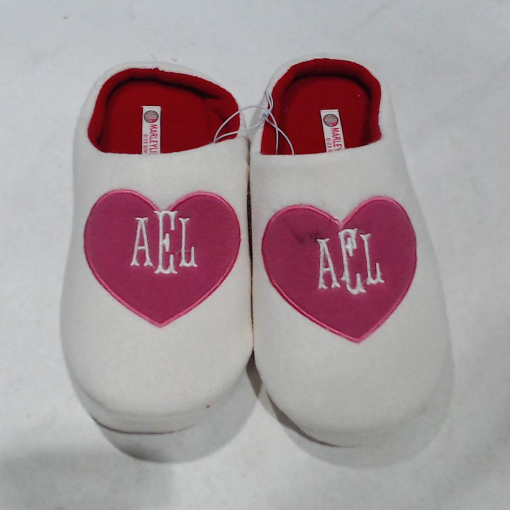 BLOOPER SHOES: Monogrammed Slippers