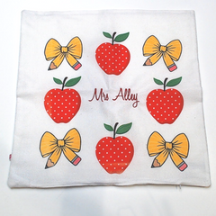 BLOOPER ACCESSORY: Monogrammed Teacher Pillow Sham