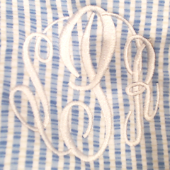 BLOOPER SWIM: Monogrammed Nantucket Cover Up