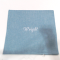 BLOOPER ACCESSORY: Monogrammed Linen Pillow Case
