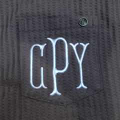 BLOOPER CLOTHING: Monogrammed Waffle Crewneck Sweatshirt