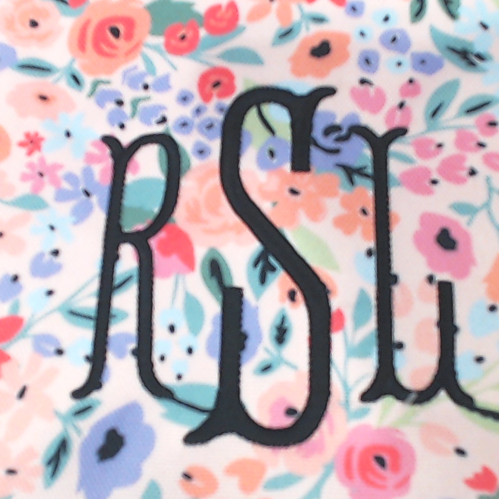 BLOOPER BAG: Monogrammed Weekend Bag