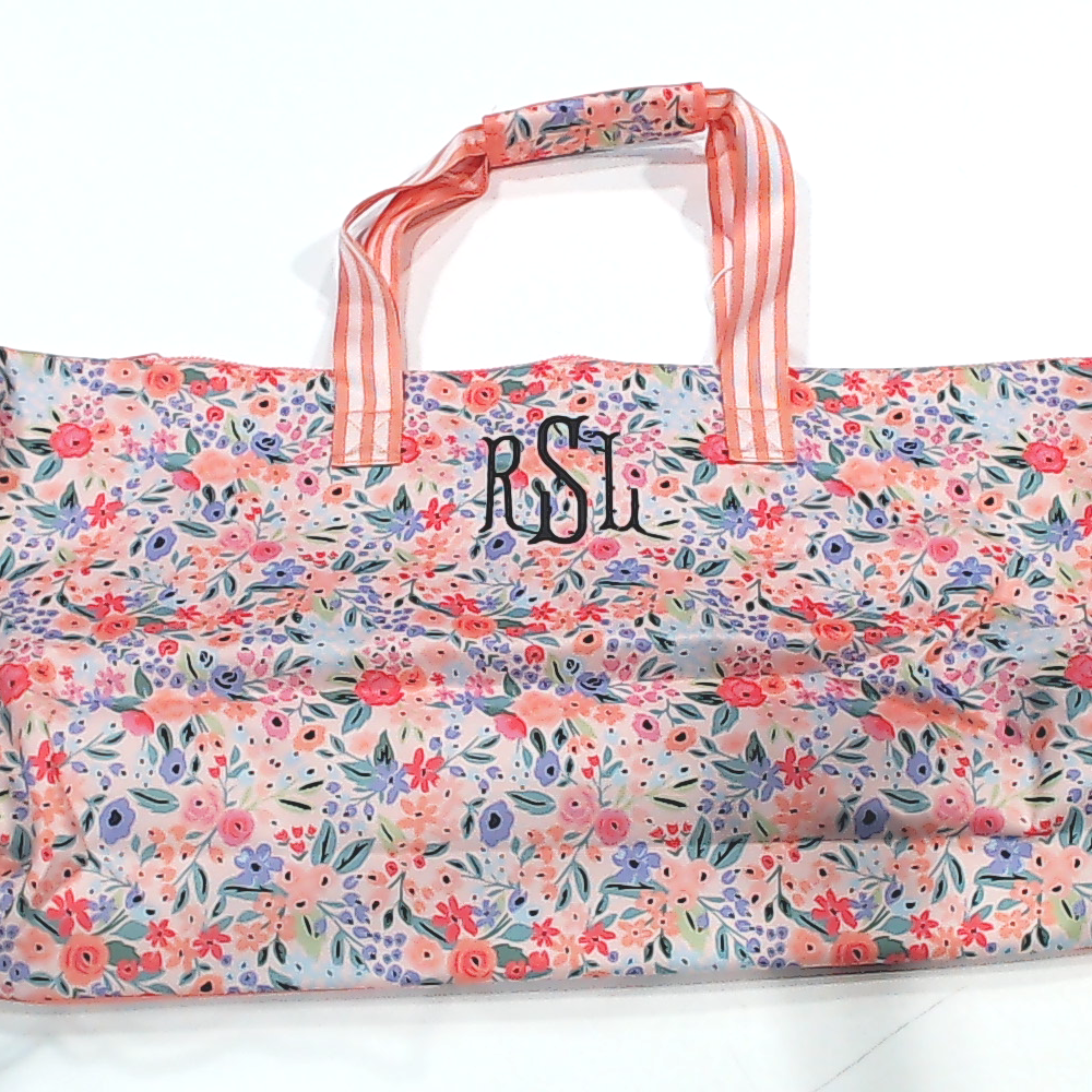 BLOOPER BAG: Monogrammed Weekend Bag