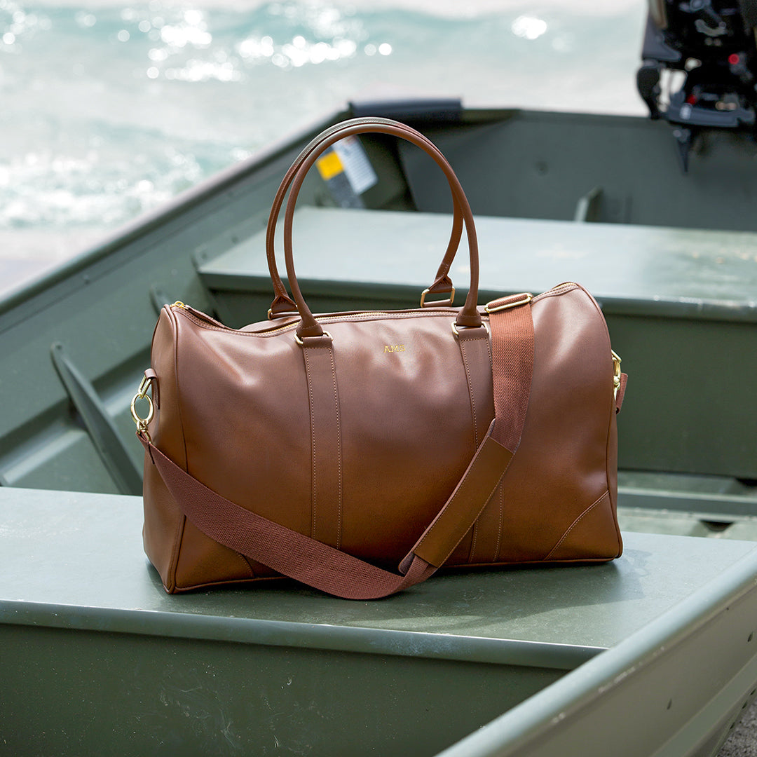 Personalized Leather Travel Bag – Marleylilly
