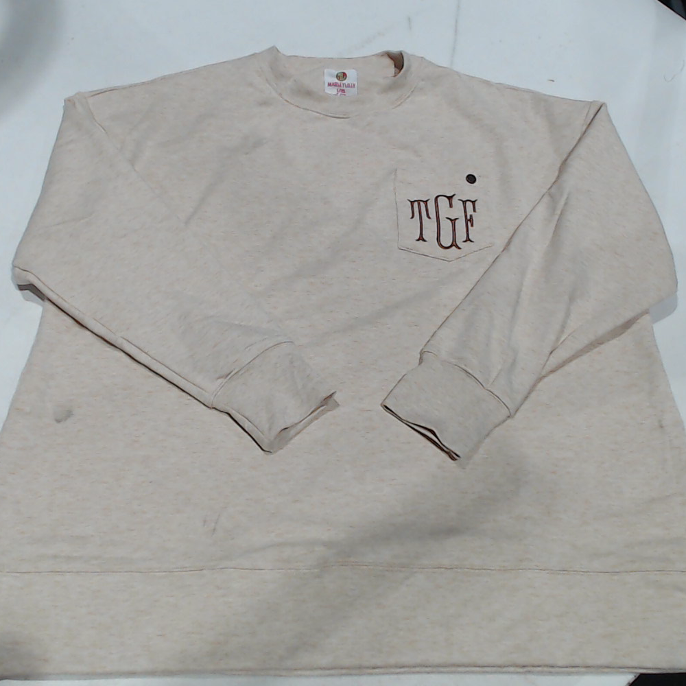 BLOOPER CLOTHING: Monogrammed Crewneck Sweatshirt
