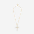 pearl cross necklace