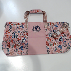 BLOOPER BAG: Monogrammed Weekend Bag