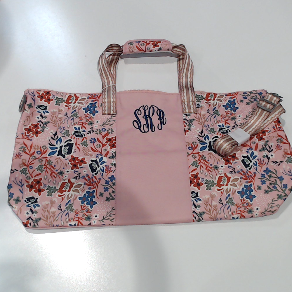 BLOOPER BAG: Monogrammed Weekend Bag