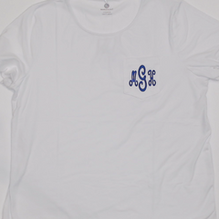 BLOOPER CLOTHING: Monogrammed Scalloped Top